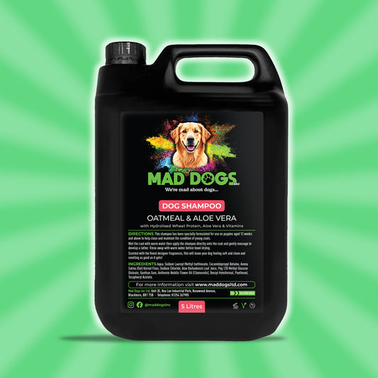 Oatmeal & Aloe Vera Dog Shampoo For Itchy & Irritated Skin