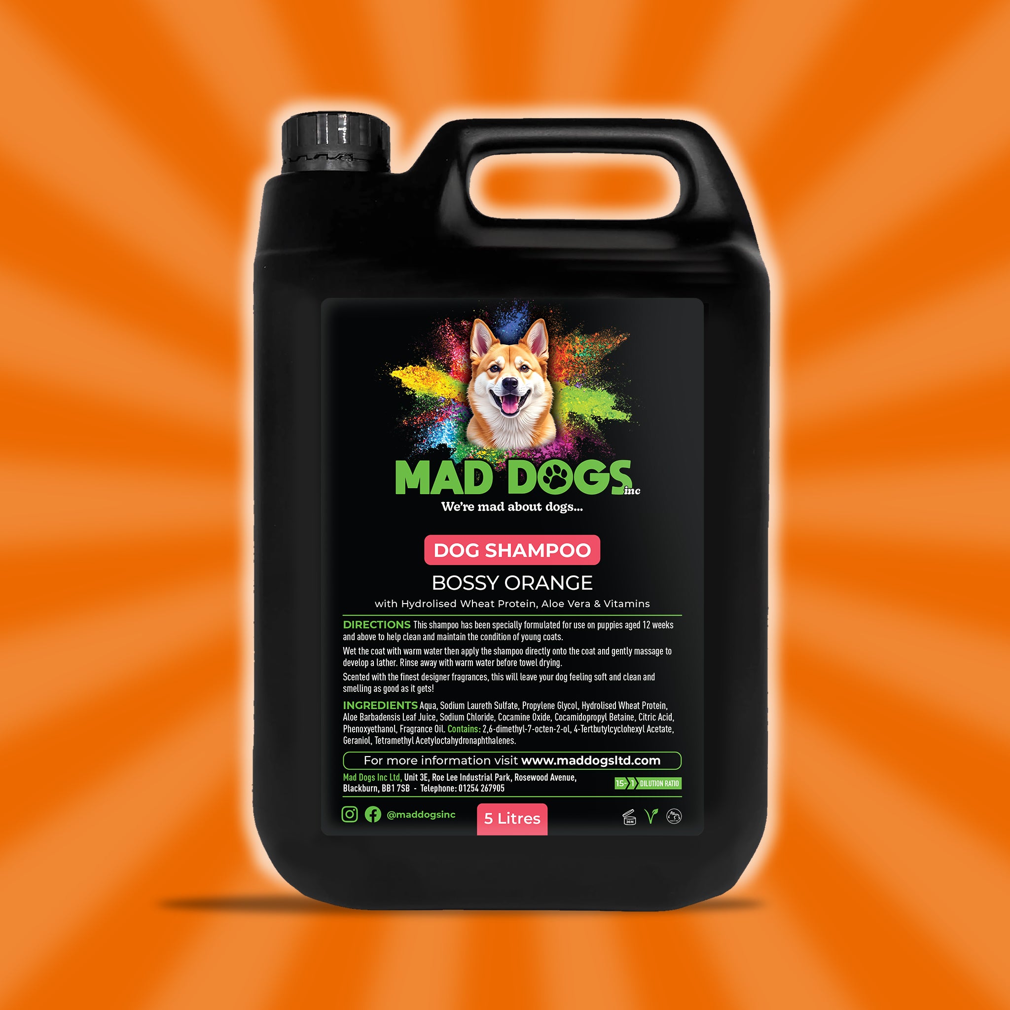 Bossy Orange Scented Shampoo