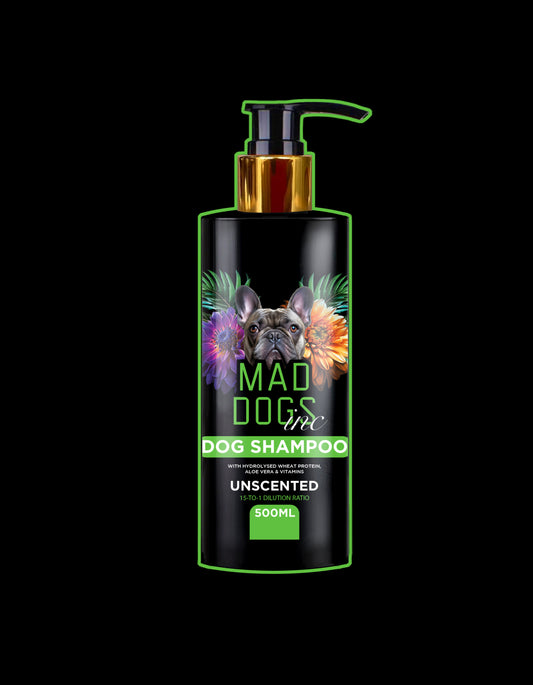 Shampooing pour chien non parfumé à l'aloe vera et aux protéines de blé hydrolysées