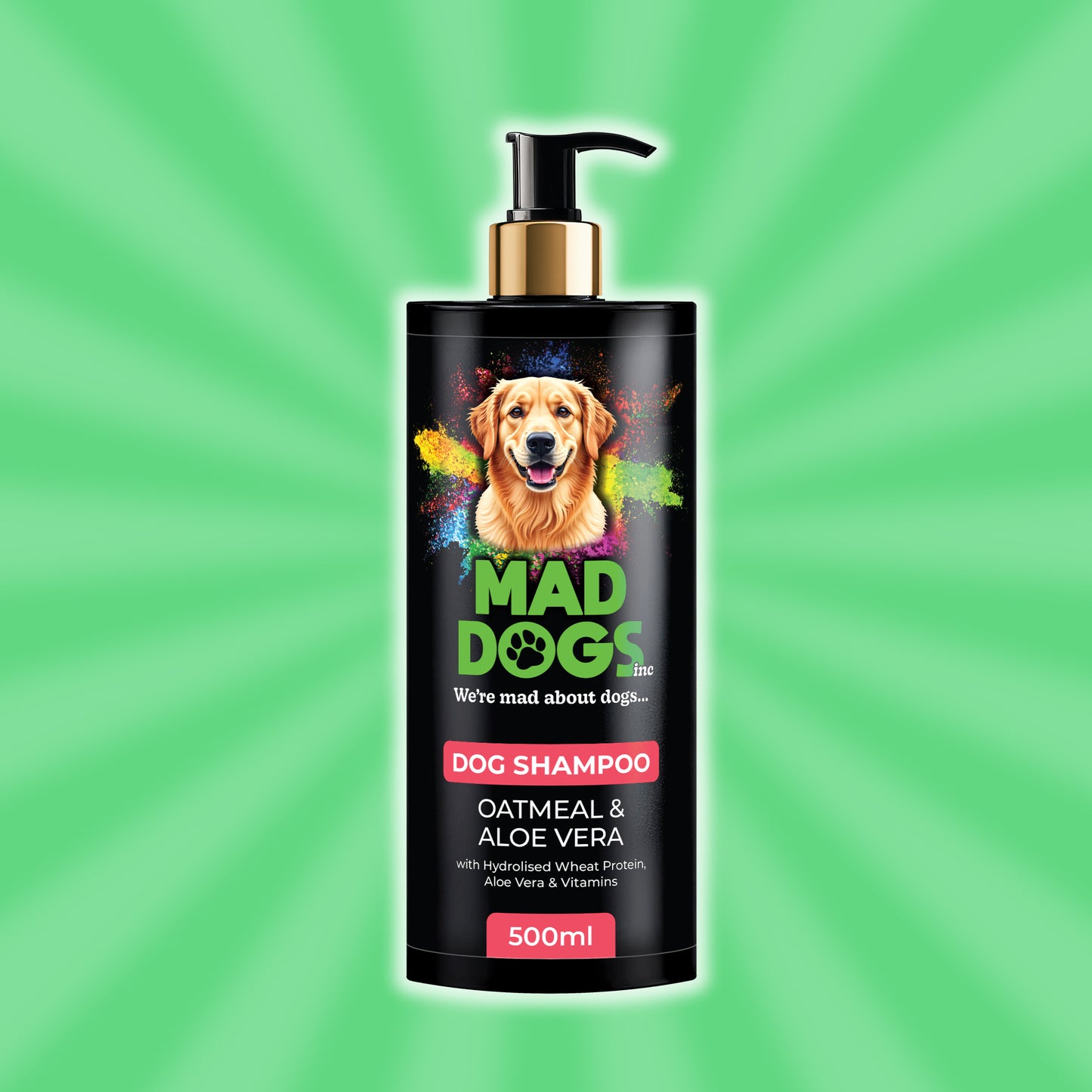 Oatmeal & Aloe Vera Dog Shampoo For Itchy & Irritated Skin