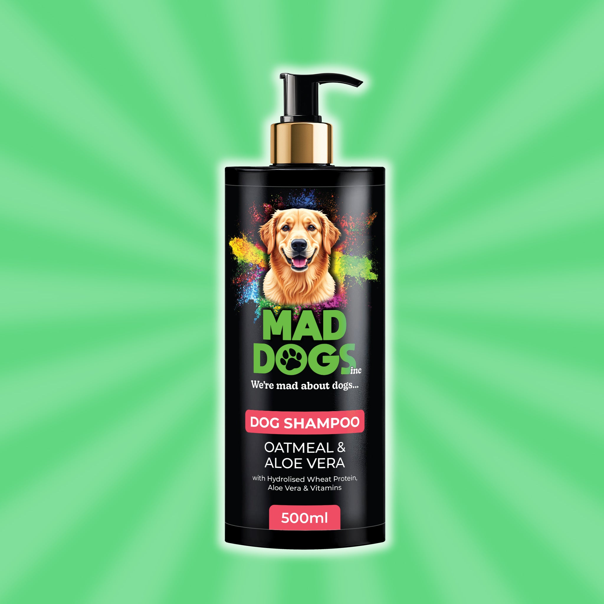 Oatmeal & Aloe Vera Dog Shampoo For Itchy & Irritated Skin